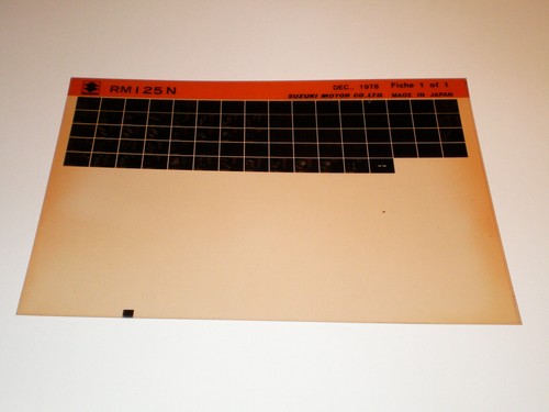 Catalogo ricambi microfich per - catalogo,