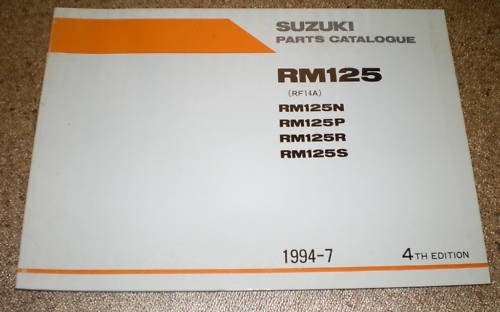 Catalogo ricambi suzuki - ricambi, 125