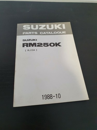 Catalogo ricambi suzuki rm250k - ricambi,